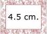 Diy 4.5 cm.