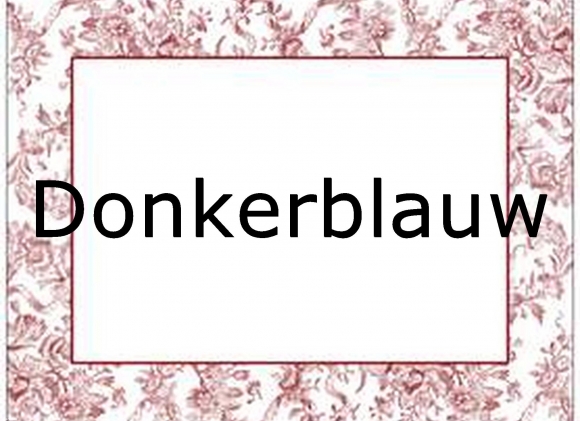 Donker blauw